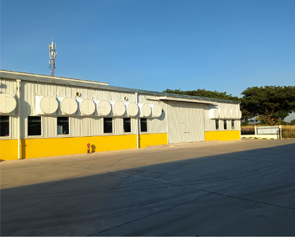 负压风机+水帘组合式降温