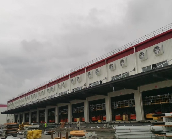 快递中转仓通风降温